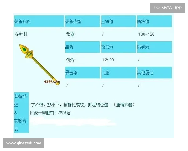 如何详细解析造梦西游3中枯叶杖的属性及其使用技巧分析 如何详细解析造梦西游3中枯叶杖的属性及其使用技巧分析
